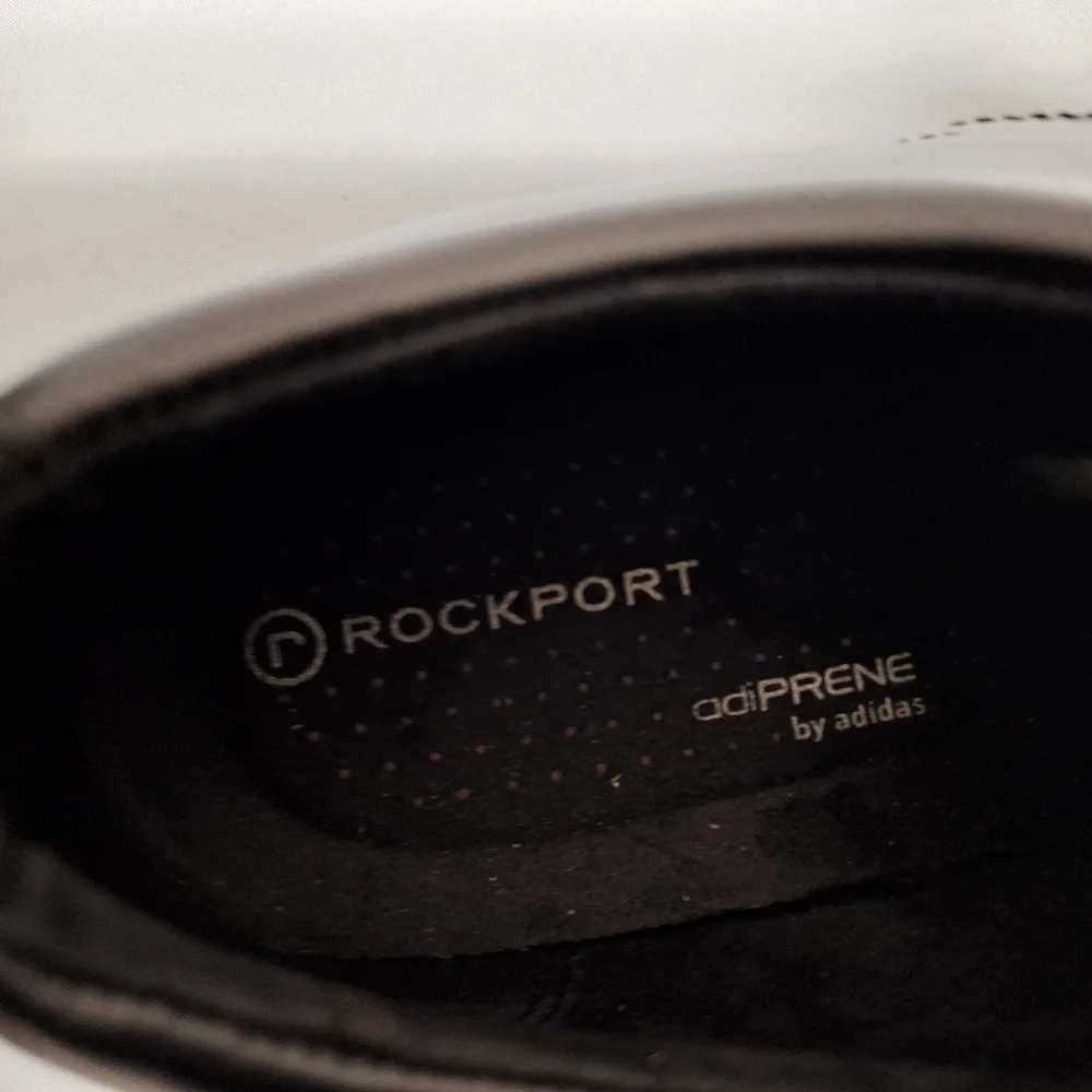 Rockport adiprene mens size 10 leather Derby loafers. EUC.